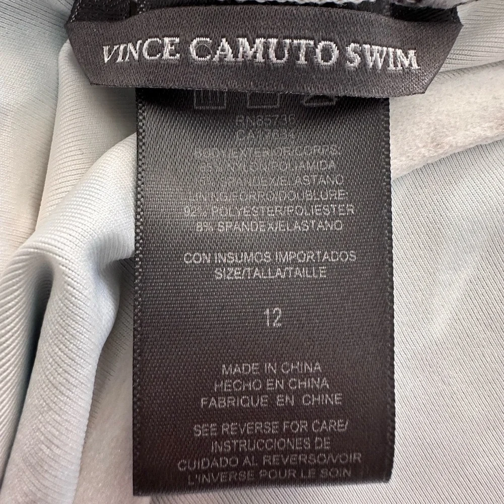 Vince Camuto Tropical Floral One Piece Swimsuit Size 12 NWT